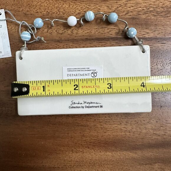 Department 56 Sandra Magsamen Boy Name Tag Ornament Decor Ceramic Plaque MICHAEL - Picture 5 of 6